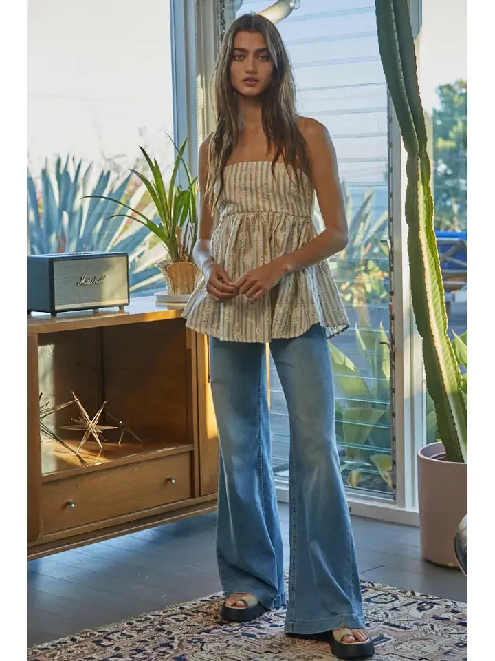 Perfect Pansy Top - Mustard